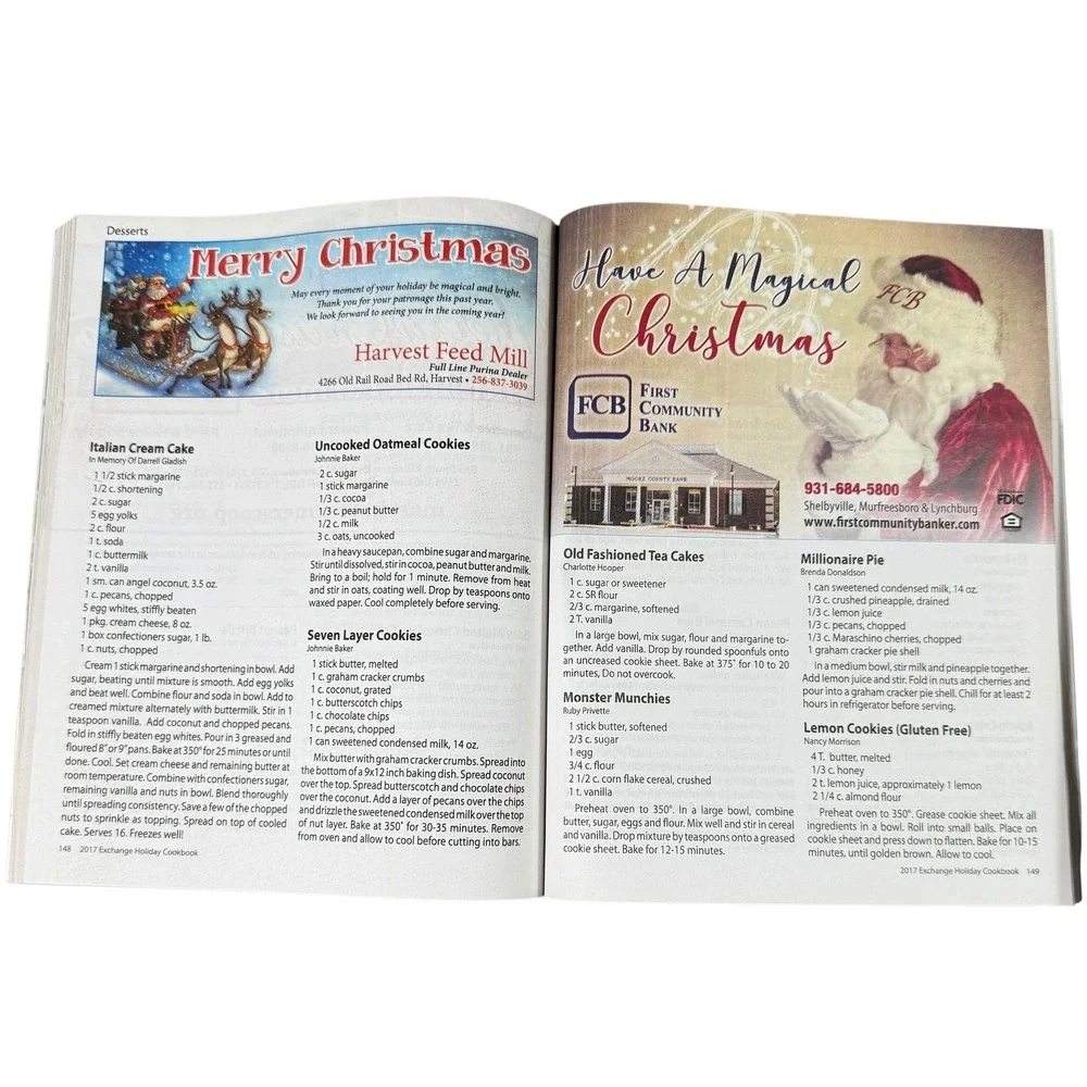 Christmas Holiday Cookbooks Southern Fayetteville Tennessee Appalachian Recipes‎